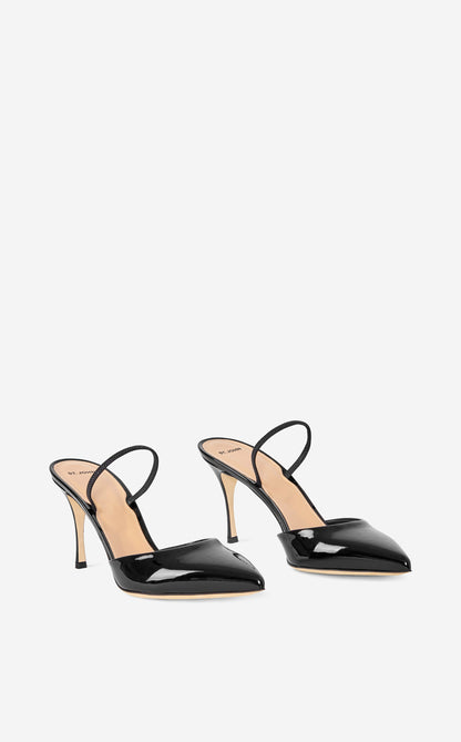 Patent Leather Slide Heel