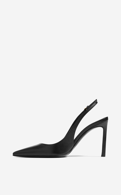 Nappa Leather Slingback Heel