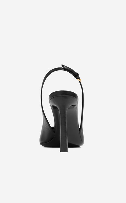 Nappa Leather Slingback Heel