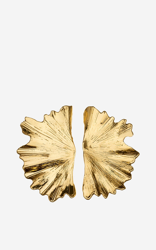 Christina Caruso Gingko Leaf Earring