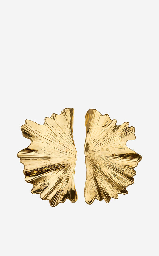 Christina Caruso Gingko Leaf Earring