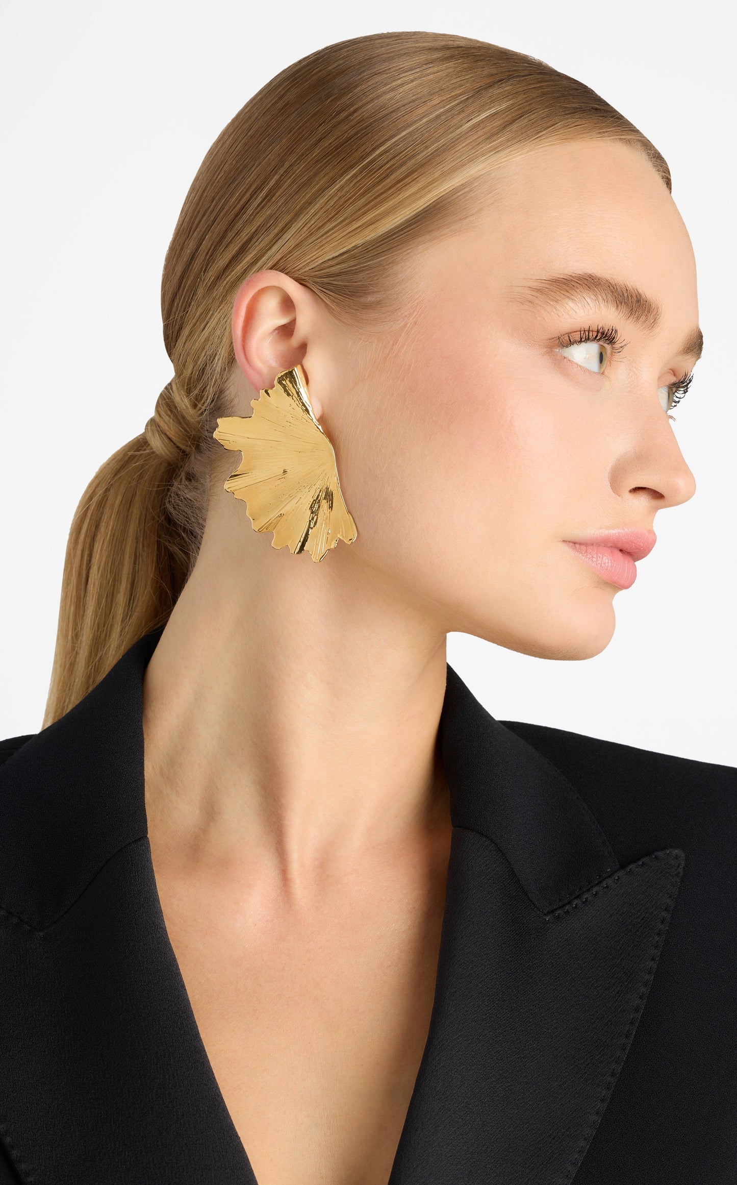 Christina Caruso Gingko Leaf Earring