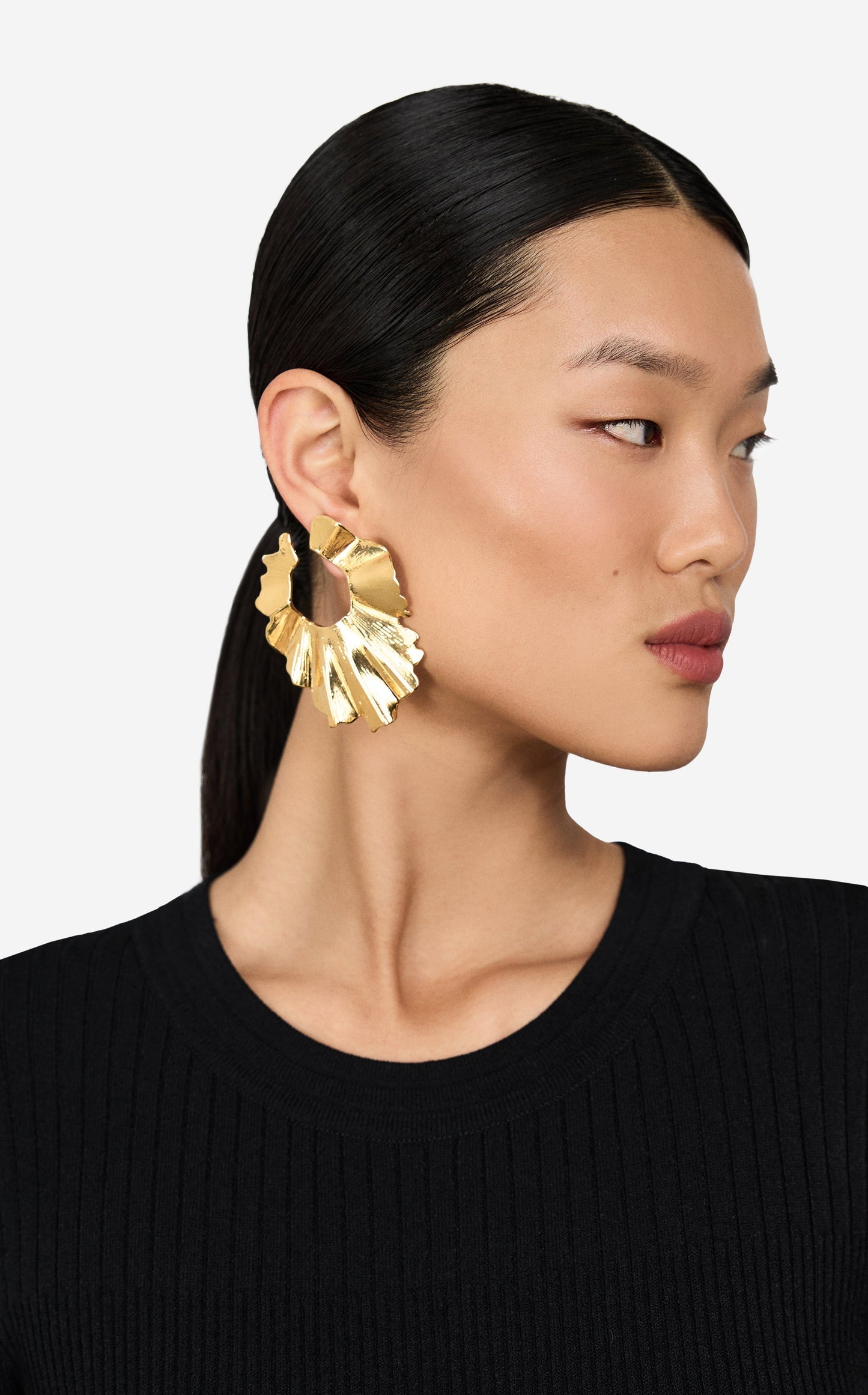 Christina Caruso Palm Leaf Earring