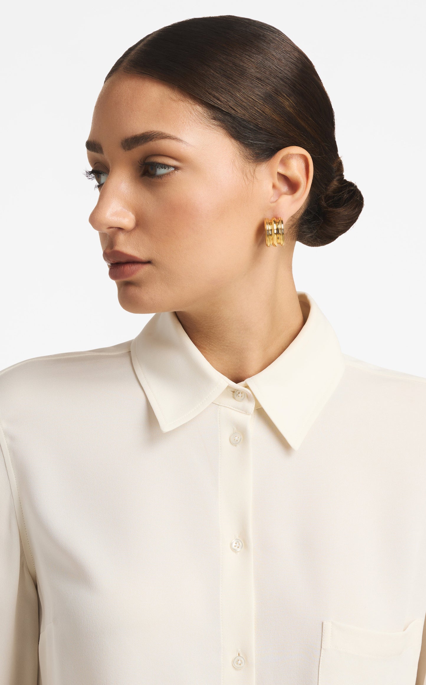 Christina Caruso Baby Triple Hoop Earring