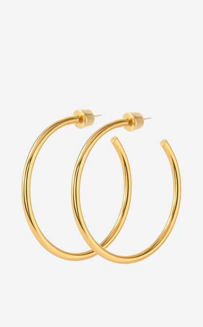 Christina Caruso Wire Hoop Earring
