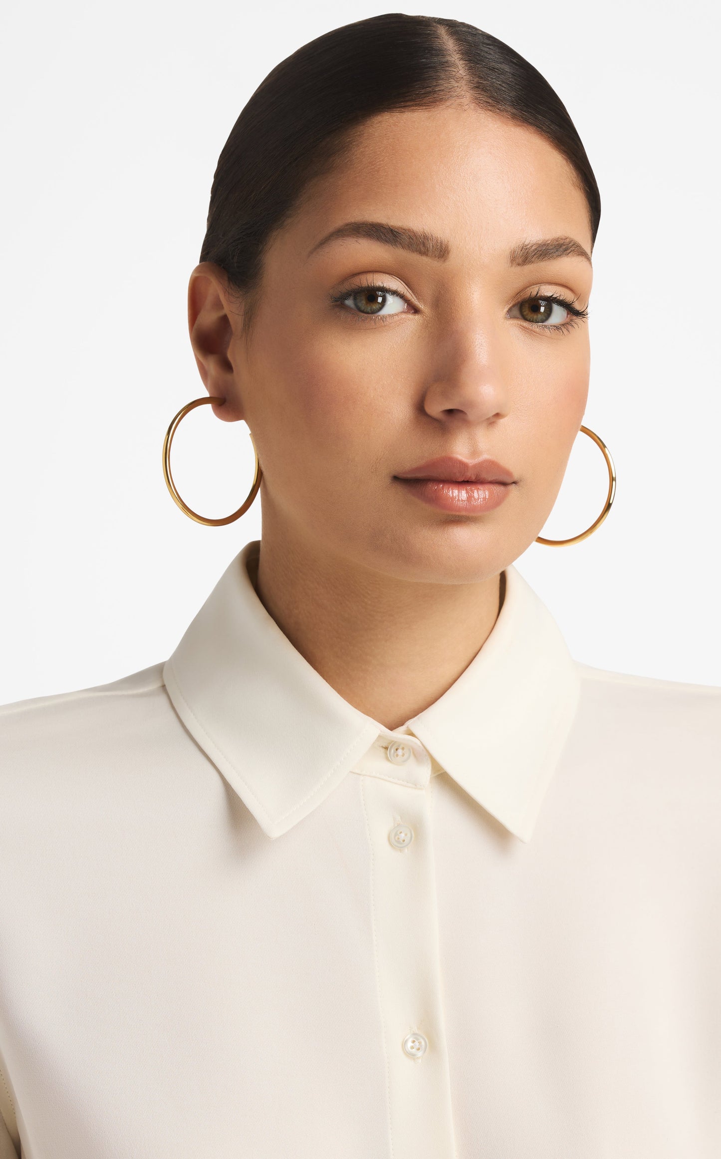 Christina Caruso Wire Hoop Earring