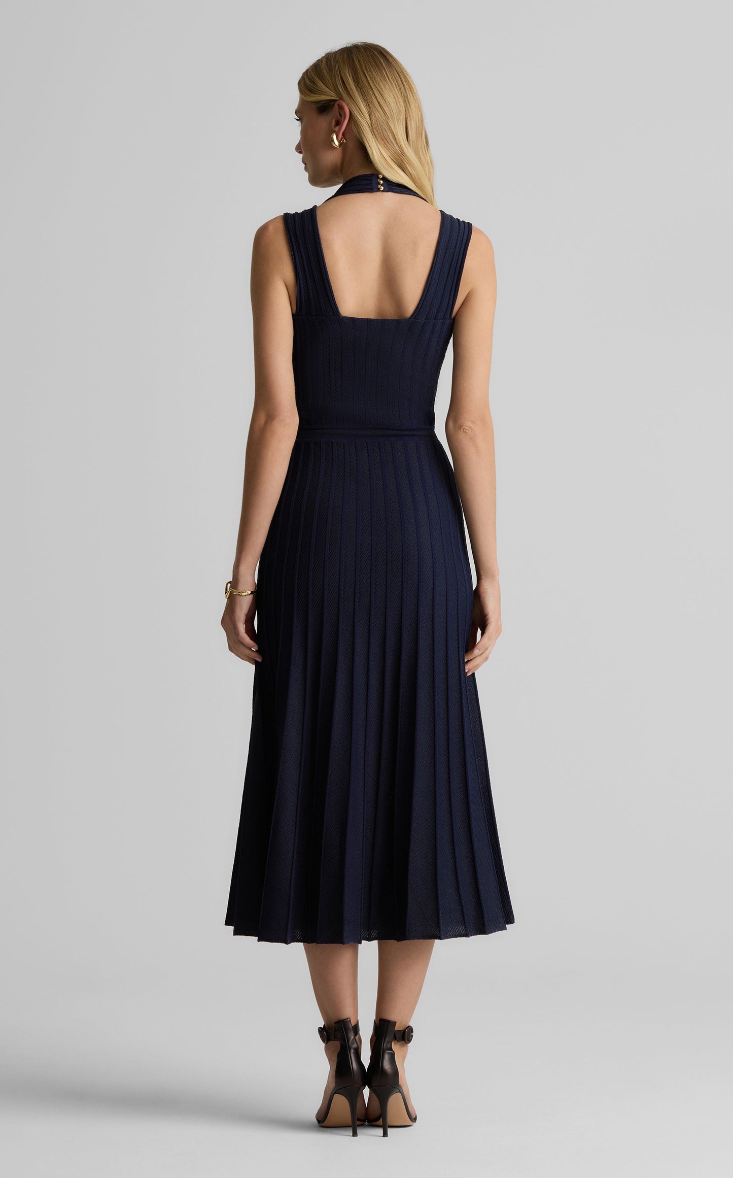 Robin Dress in Open Rib Knit