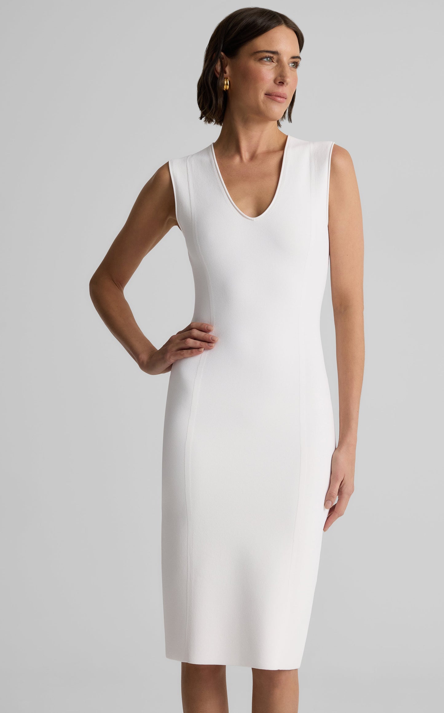 Victoria Dress in Santa Roma Knit