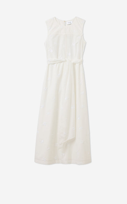 Evelyn Dress in Sequin Poplin