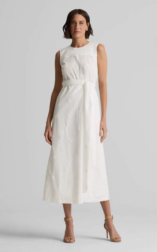 Evelyn Dress in Sequin Poplin