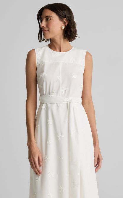 Evelyn Dress in Sequin Poplin