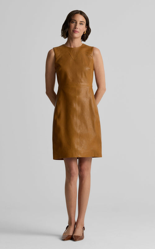 Julia Dress in Nappa Leather
