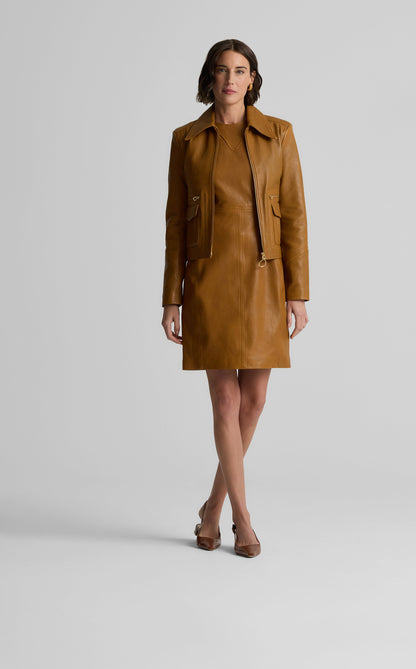 Julia Dress in Nappa Leather