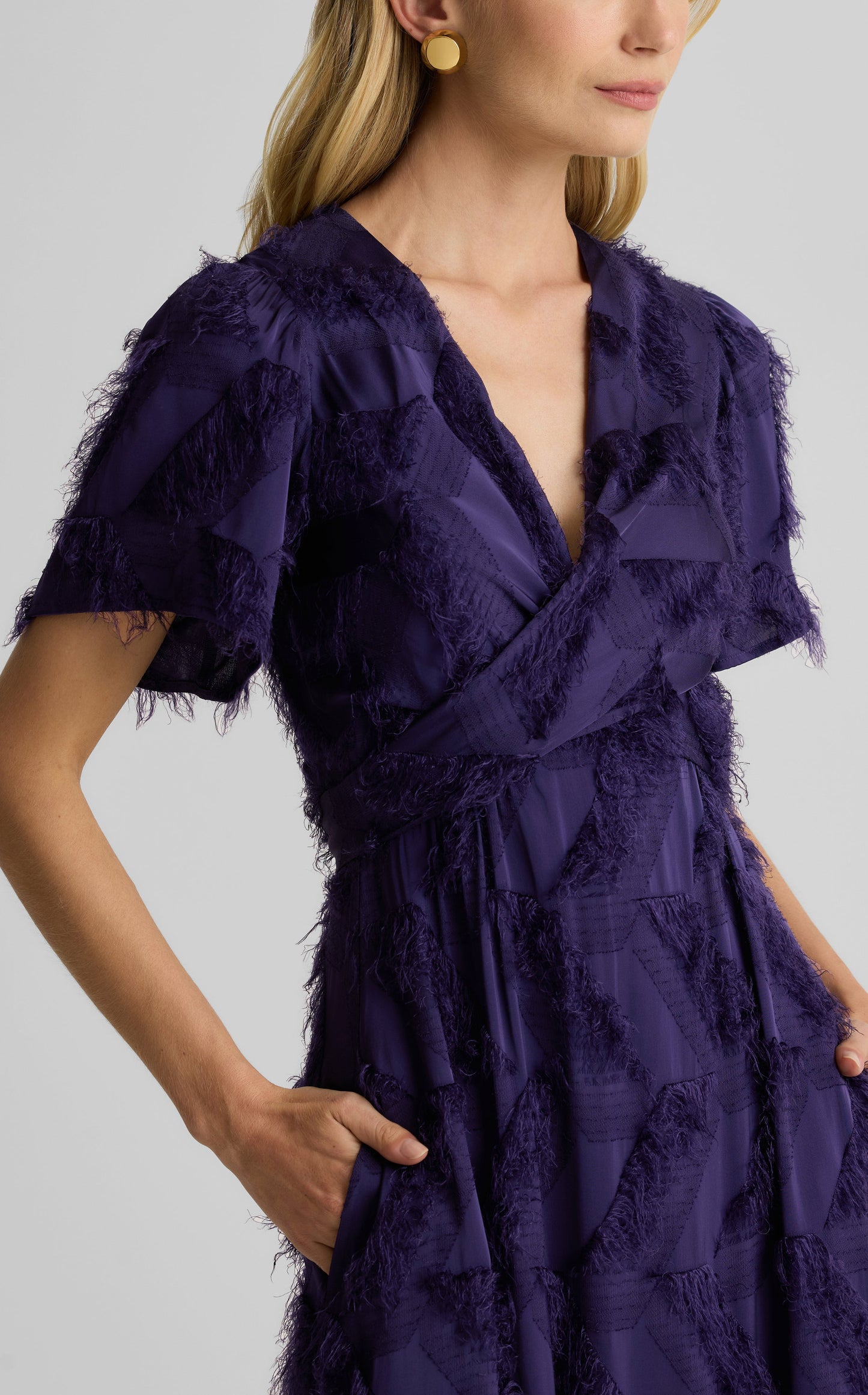 Christy Dress in Fil Coupe