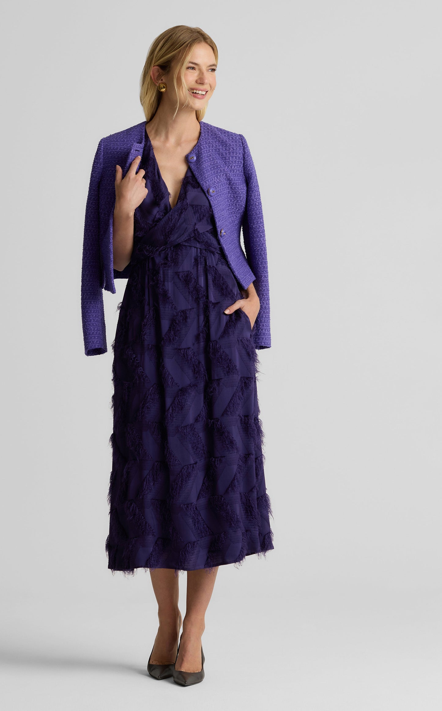 Christy Dress in Fil Coupe