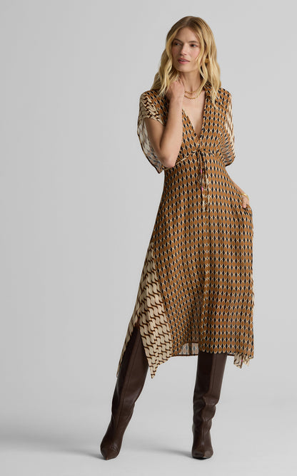 Whitney Dress in Desert Mosaic Print