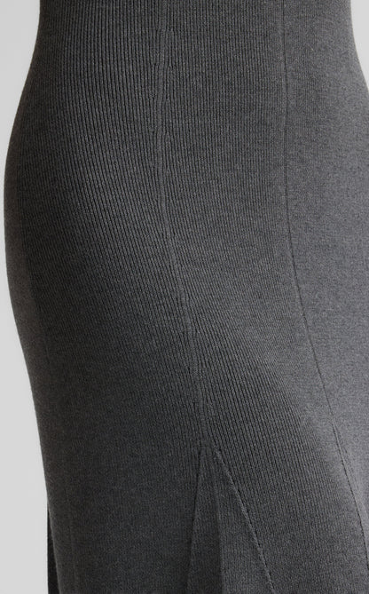 Velma Dress in Engineered Rib Knit