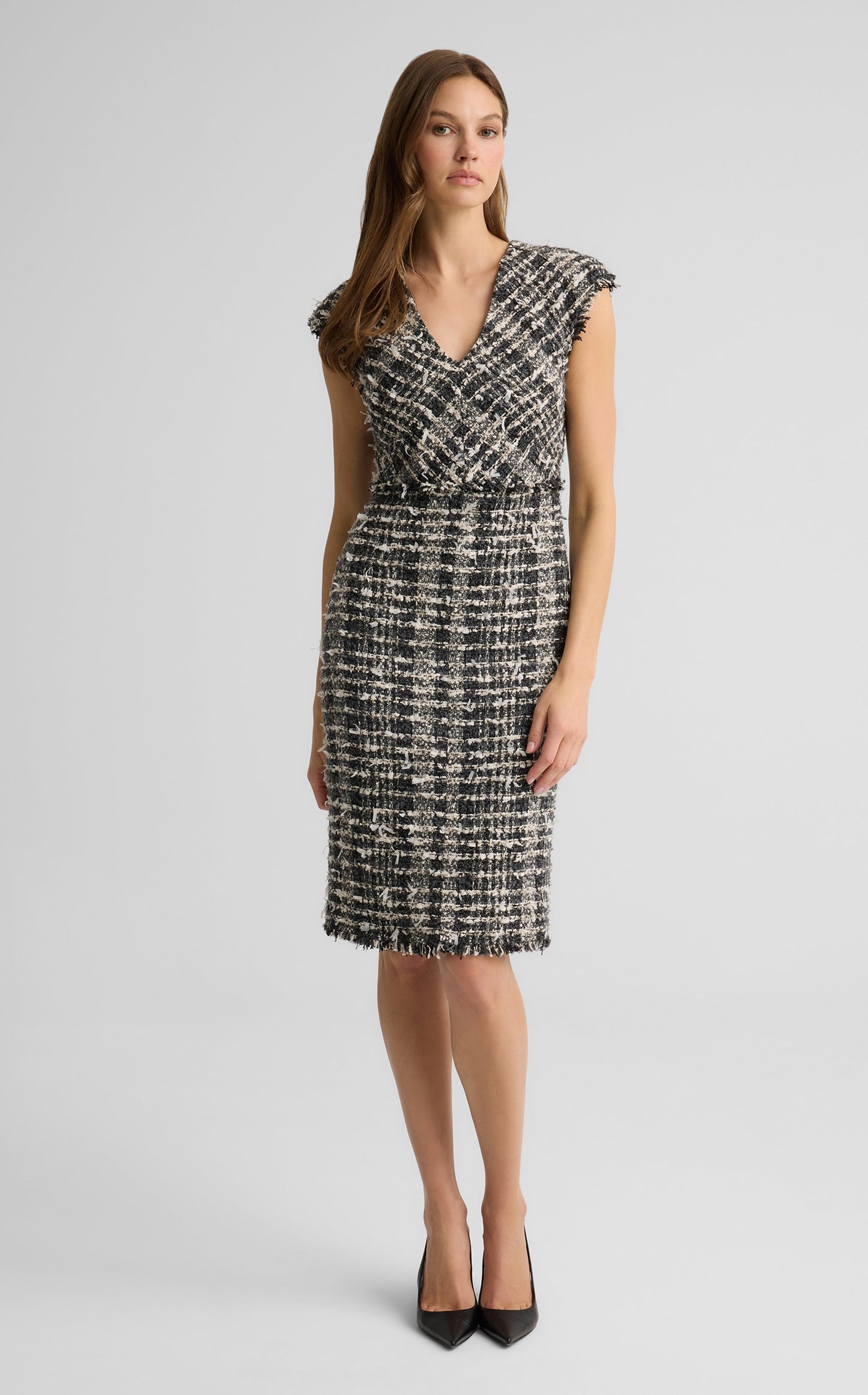 Vivi Dress in Topanga Tweed