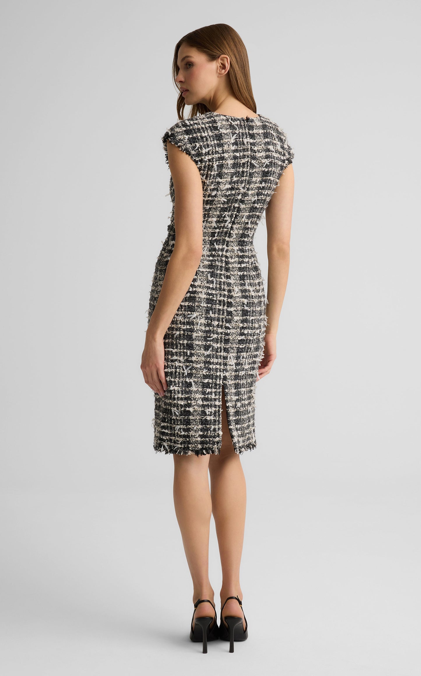 Vivi Dress in Topanga Tweed