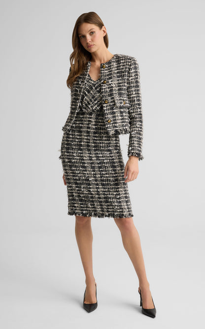 Vivi Dress in Topanga Tweed