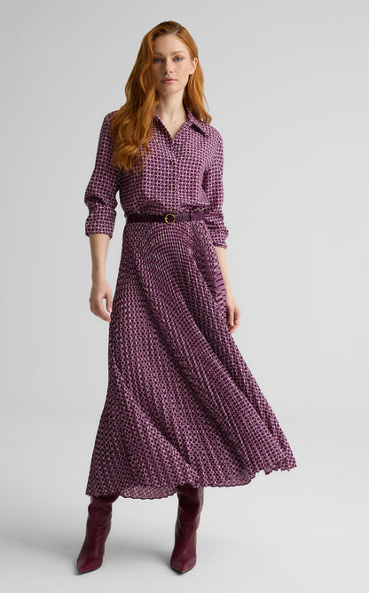 Estelle Dress in Geo Petal Print