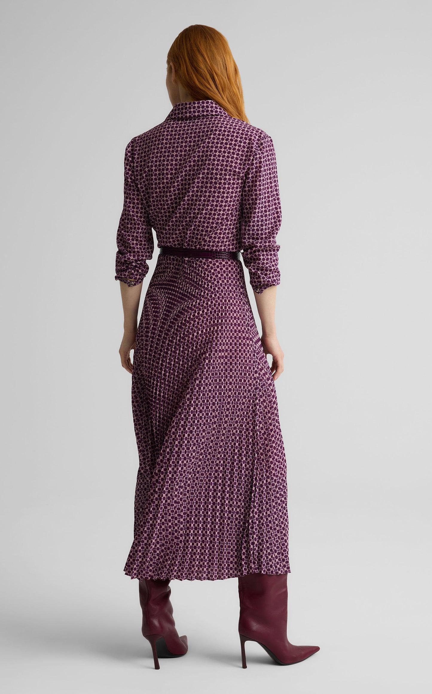 Estelle Dress in Geo Petal Print