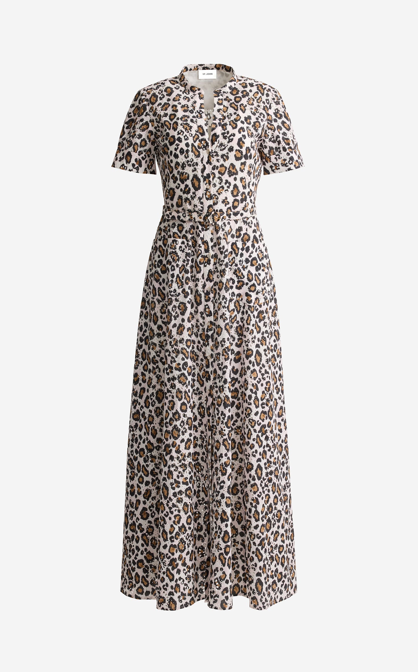 Suri Dress in Leopard Print Eyelet