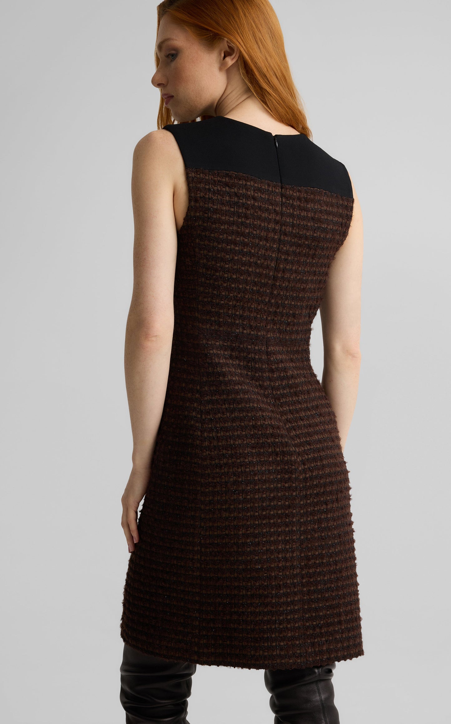 Selma Dress in Vicente Tweed