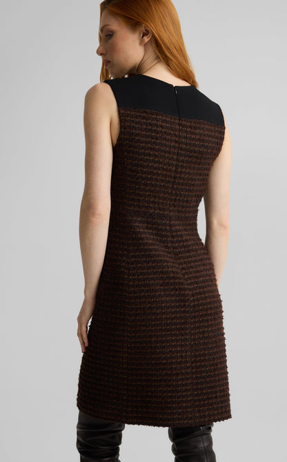 Selma Dress in Vicente Tweed