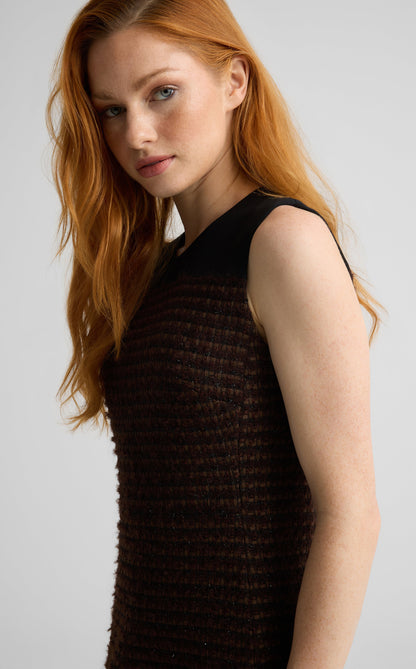 Selma Dress in Vicente Tweed