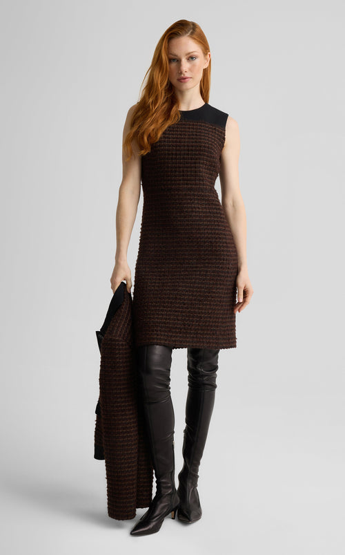 Selma Dress in Vicente Tweed