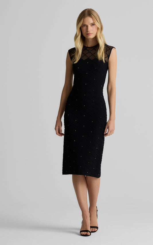 Julie Dress in Diamond Knit