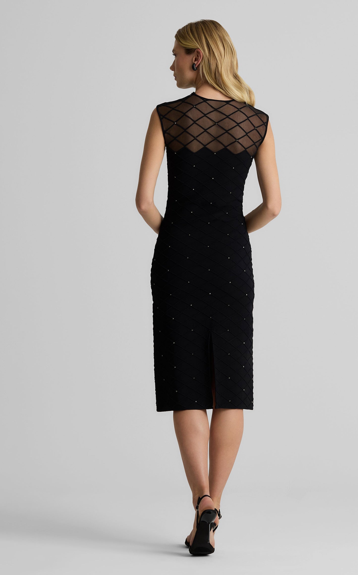 Julie Dress in Diamond Knit