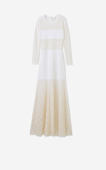 Dina Gown in Diamond Knit