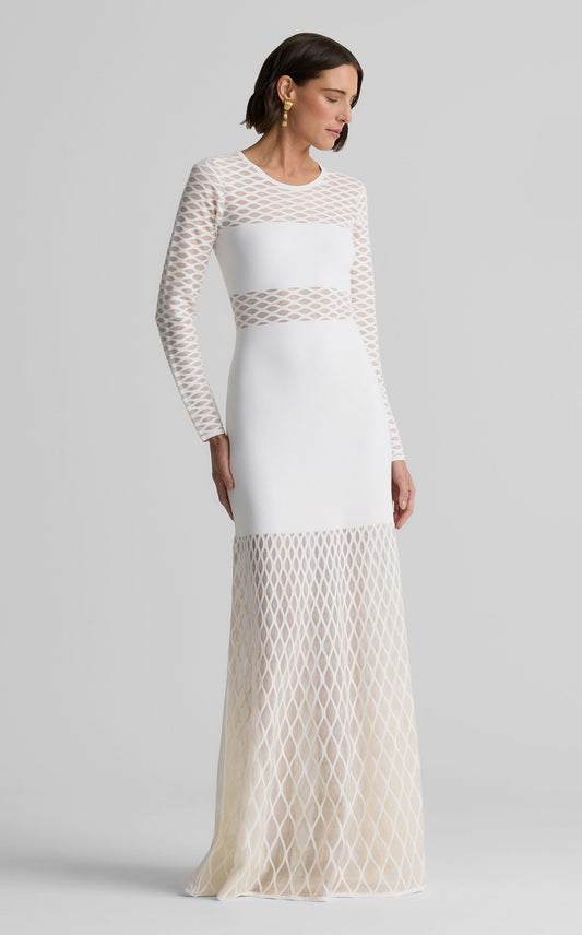 Dina Gown in Diamond Knit
