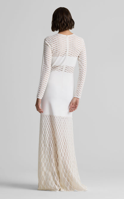 Dina Gown in Diamond Knit