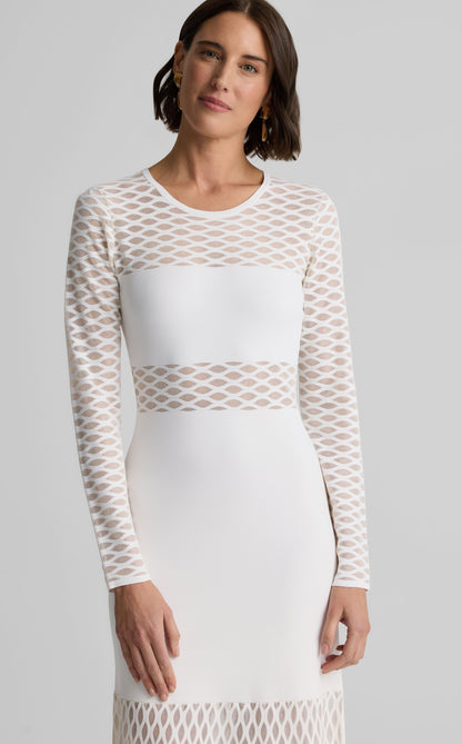 Dina Gown in Diamond Knit