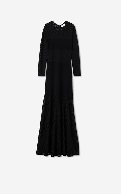 Dina Gown in Diamond Knit