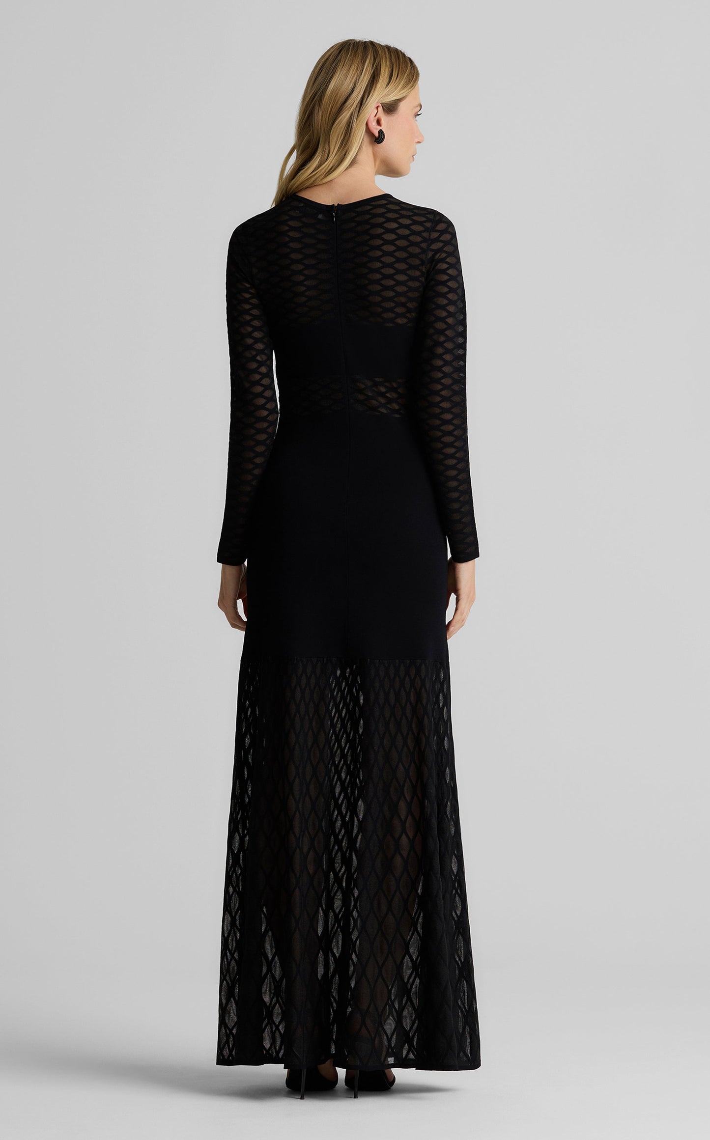 Dina Gown in Diamond Knit