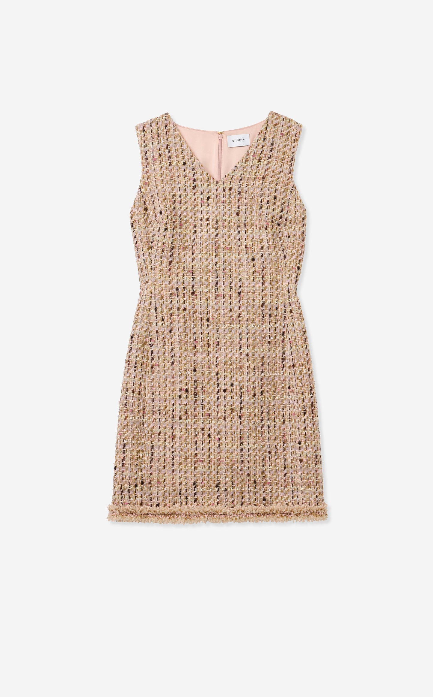 Betty Dress in Metallic Tweed