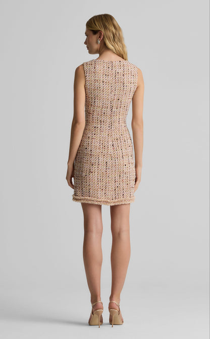 Betty Dress in Metallic Tweed