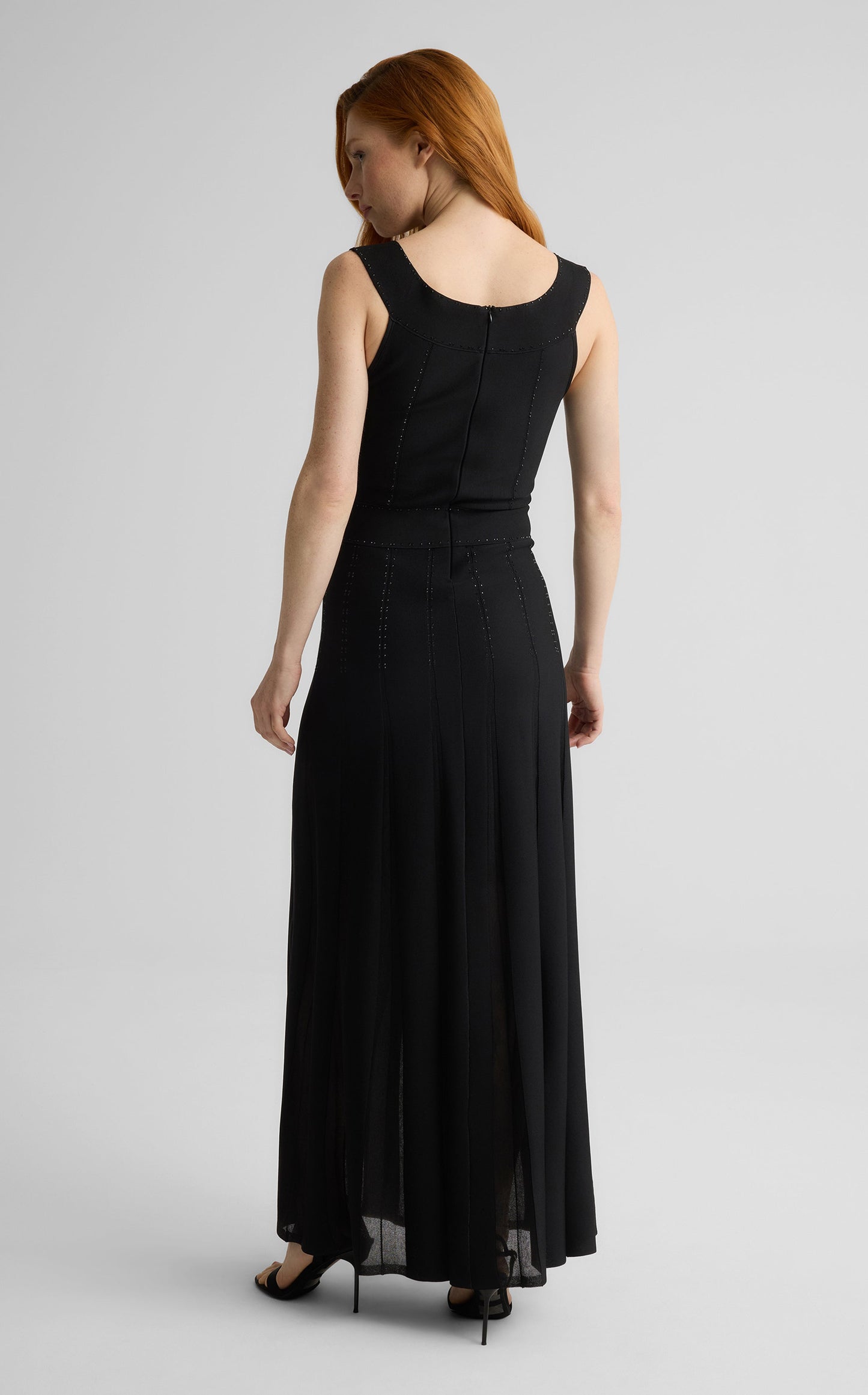 Jean Gown in Grove Godet Knit