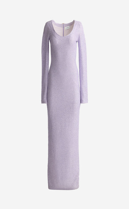 Nicoline Gown in Stretch Sequin Knit