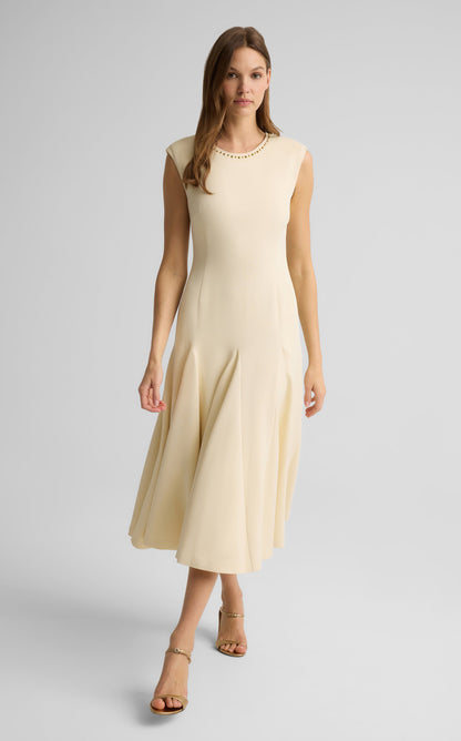 Gracie Dress in Stretch Italian Viscose Blend