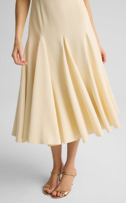 Gracie Dress in Stretch Italian Viscose Blend