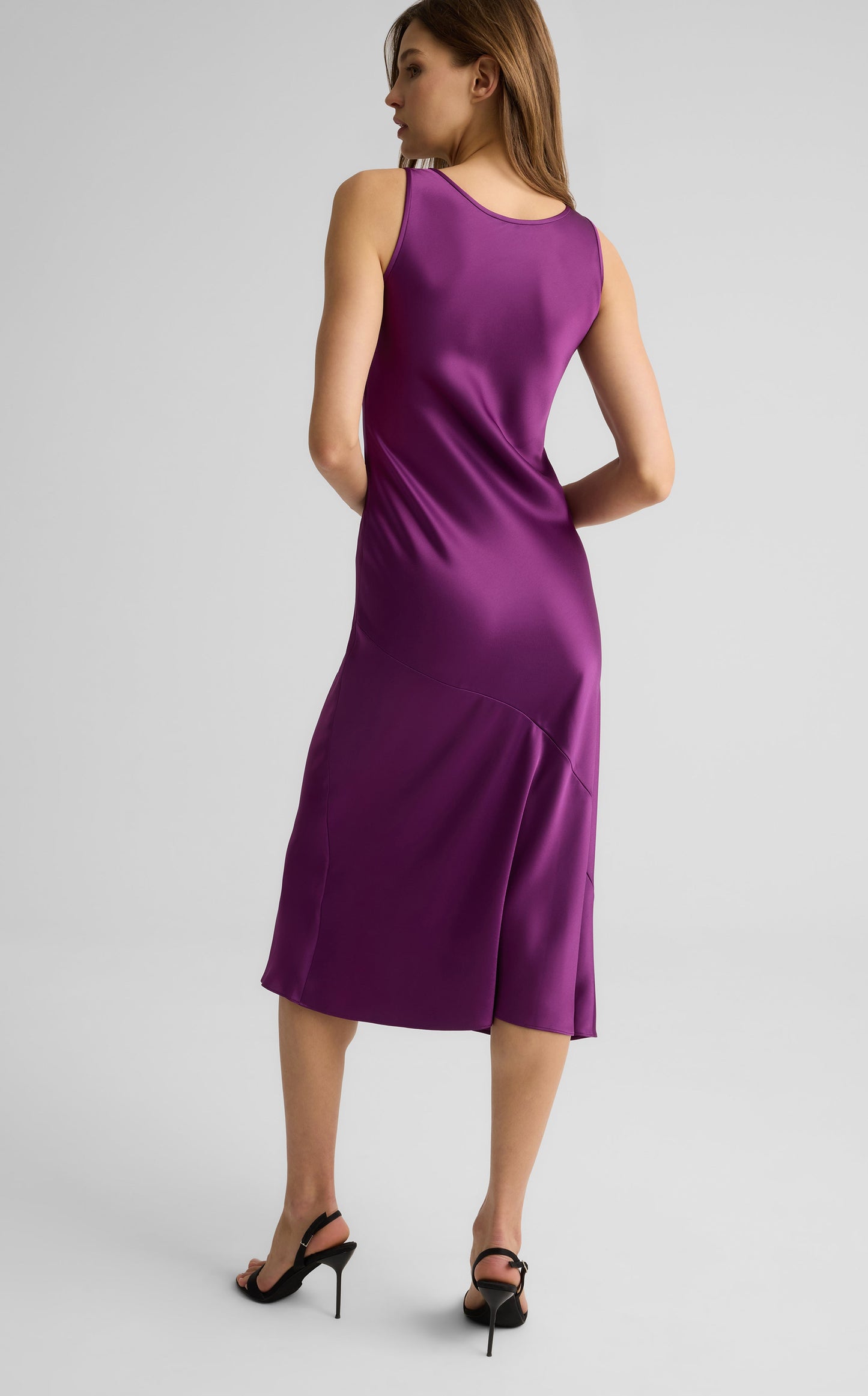 Sara Dress in Liquid Satin