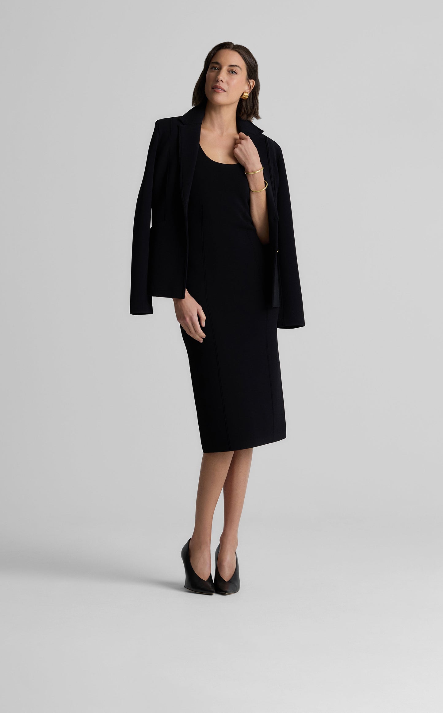 Lynn Dress In Santa Roma Knit