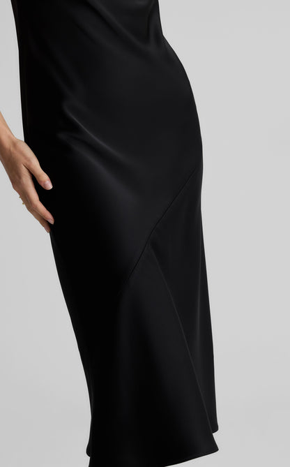 Sara Dress in Liquid Satin
