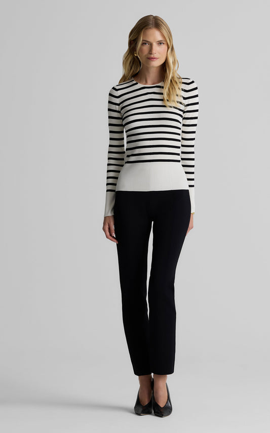 Cassidy Sweater in Striped Knit