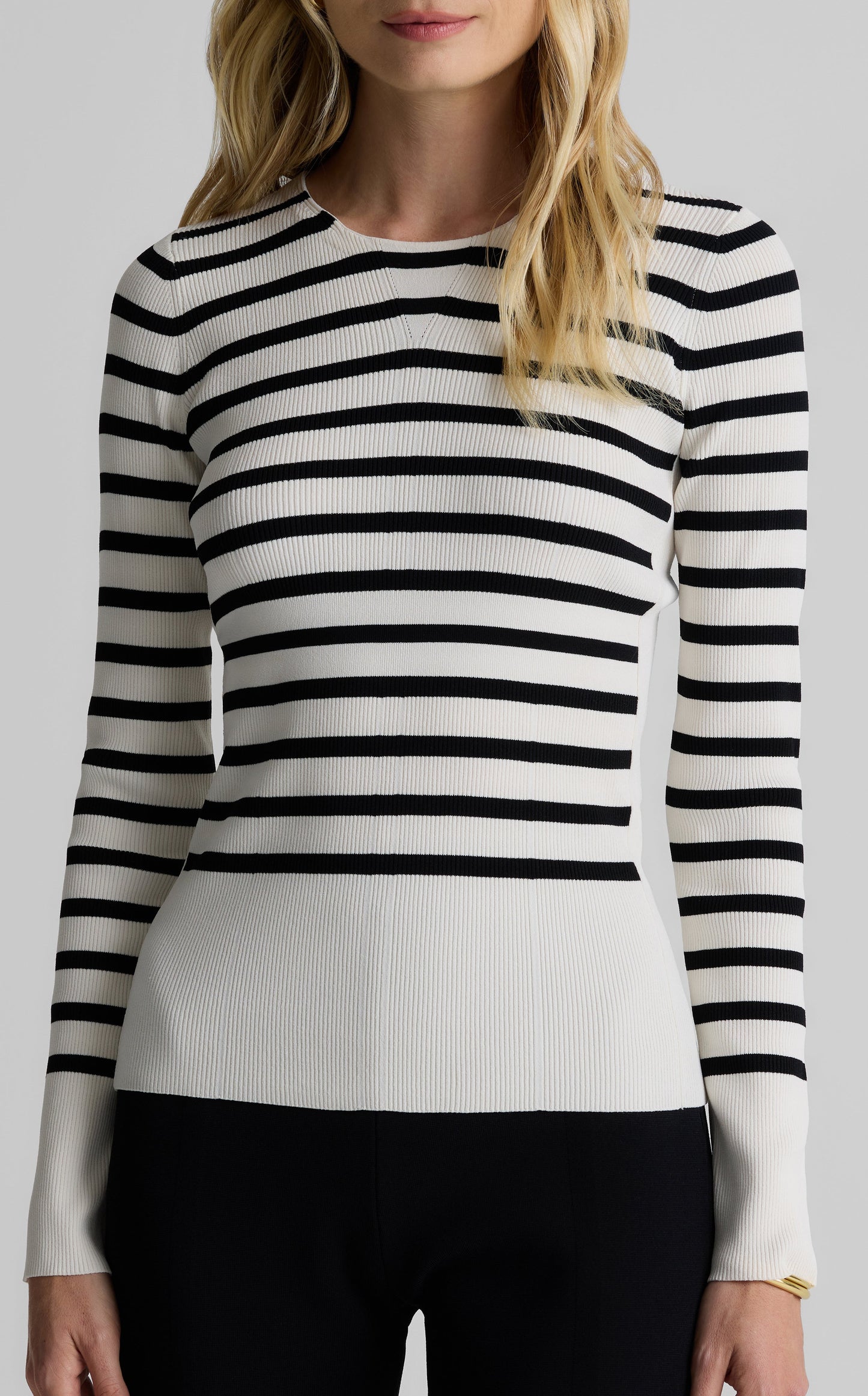Cassidy Sweater in Striped Knit